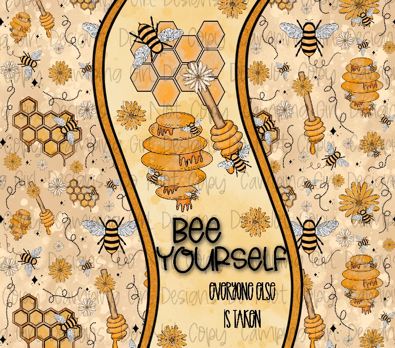 Time-Sensitive Drinkware Offers Bee yourself 20 oz tumbler wrap