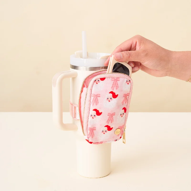 Modern Glass Drinkware Christmas Tumbler Fanny Pack