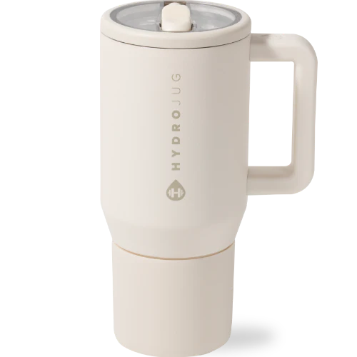 Holiday Drinkware HydroJug Traveler- 20 oz Cream