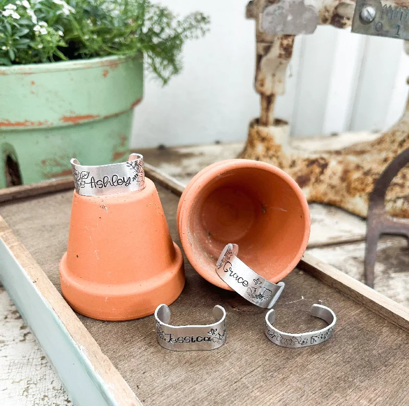 Affordable Drinkware Name Cuff