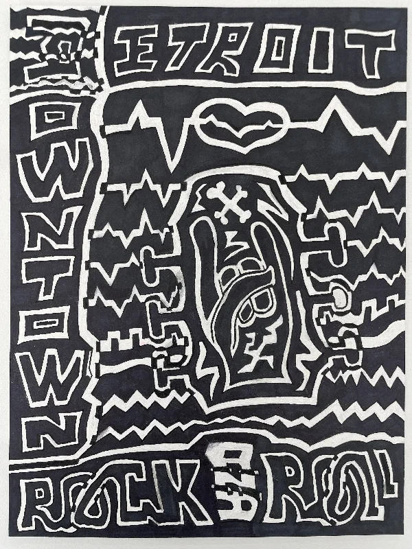 Travel Mugs Sale Detroit Downtown Rock and Roll, by Jeremy Taylor