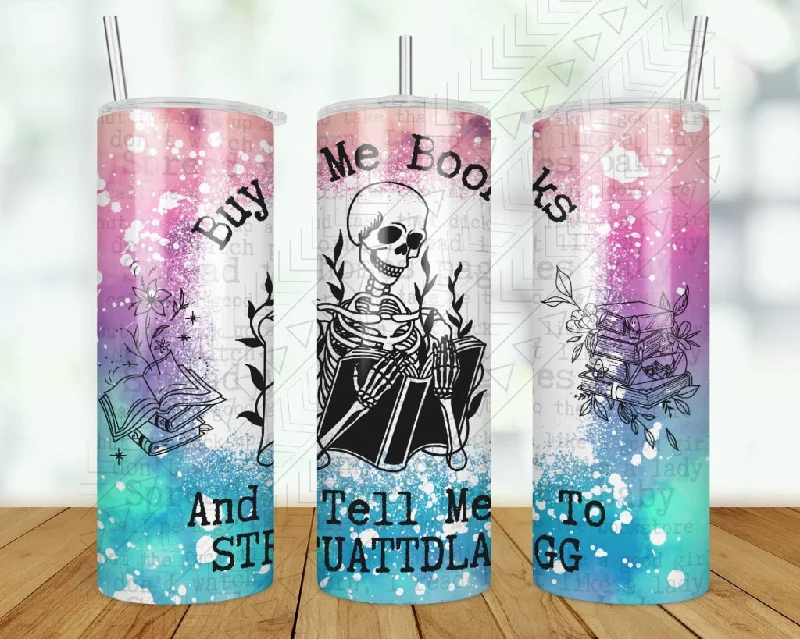 Glassware Deals Buy Me Books Tumbler