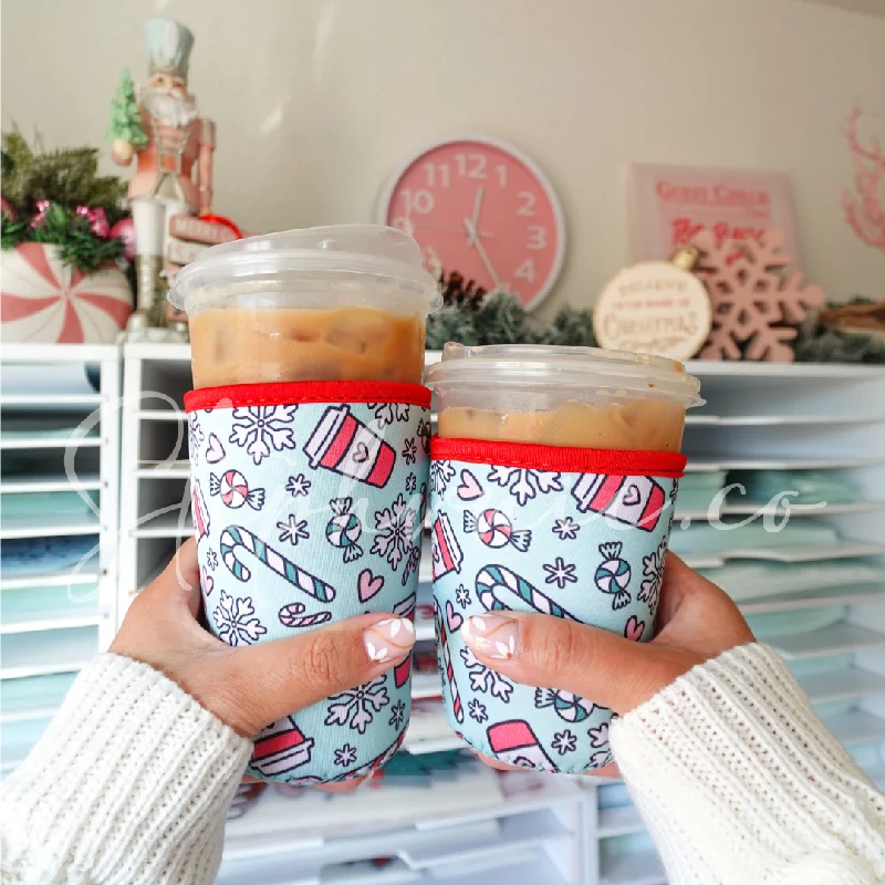 Travel Cups Promotion Coffee & Candy Cane - Cup Sleeve