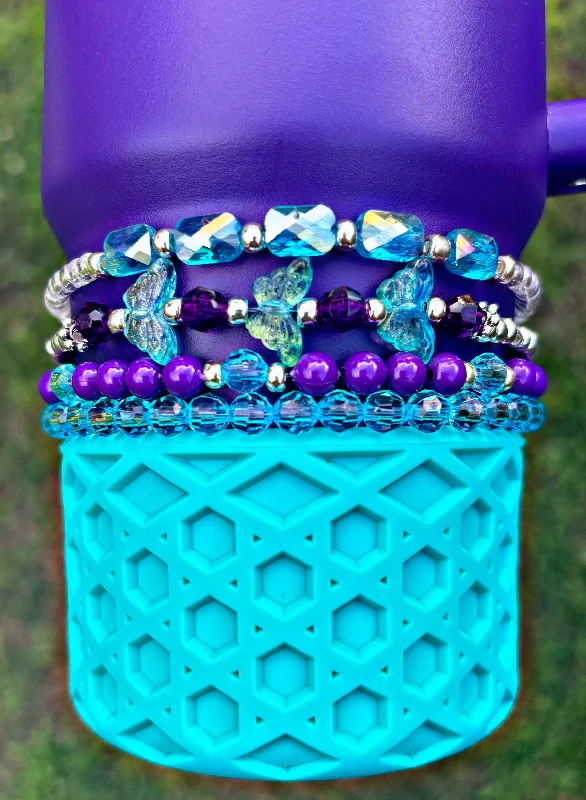 Buy More Drinkware Deep Purple Cup Bracelets