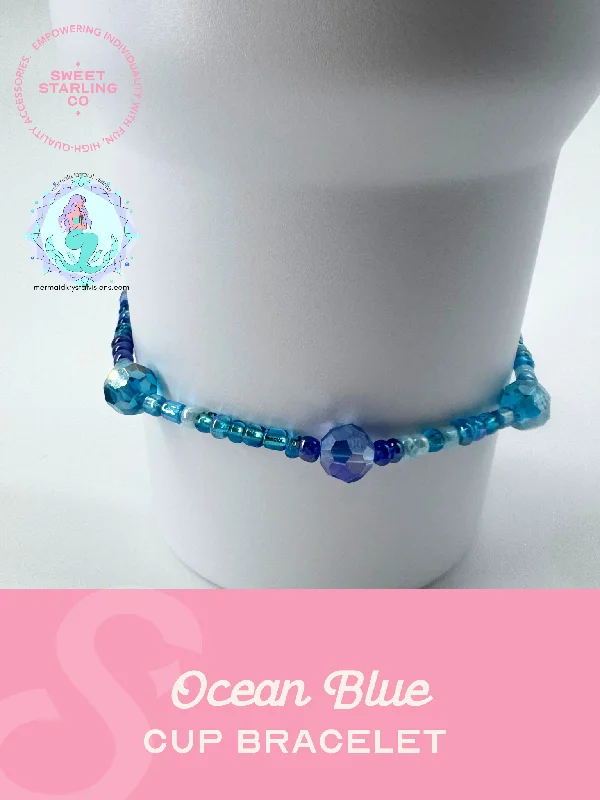 Artistic Drinkware Ocean Blue Cup Bracelet