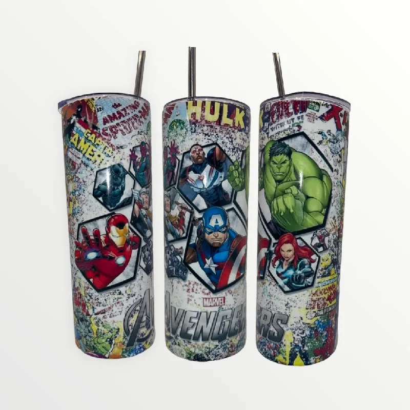 Travel Drinkware Marvel Avengers 20/30oz Insulated Skinny Tumbler