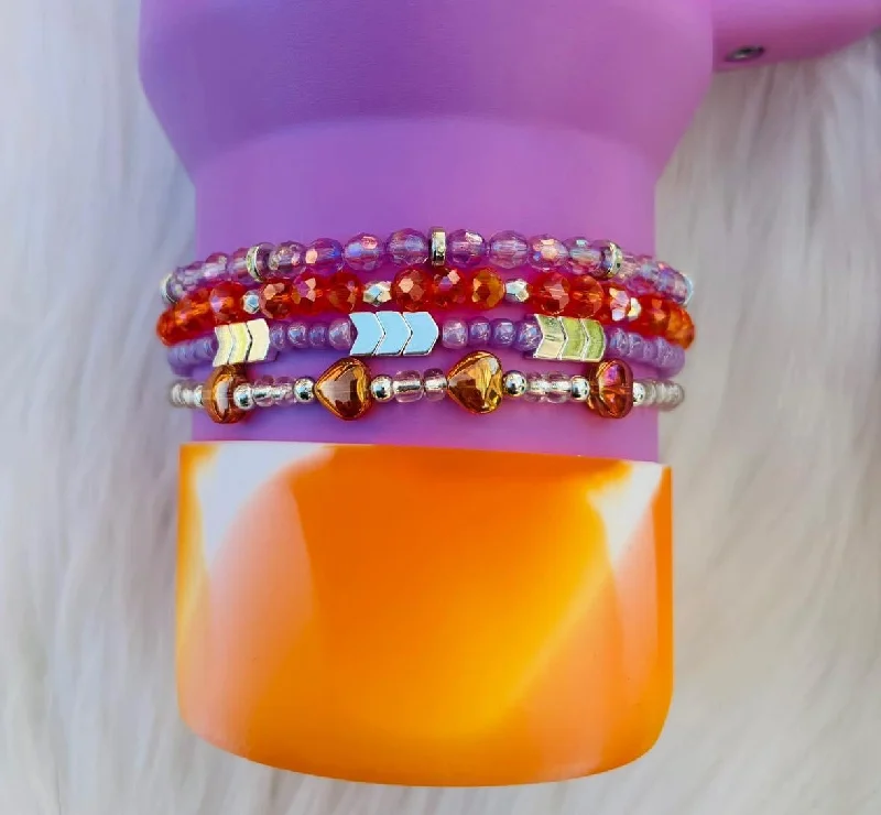 New Year Drinkware Offer Amethyst Cup Bracelets