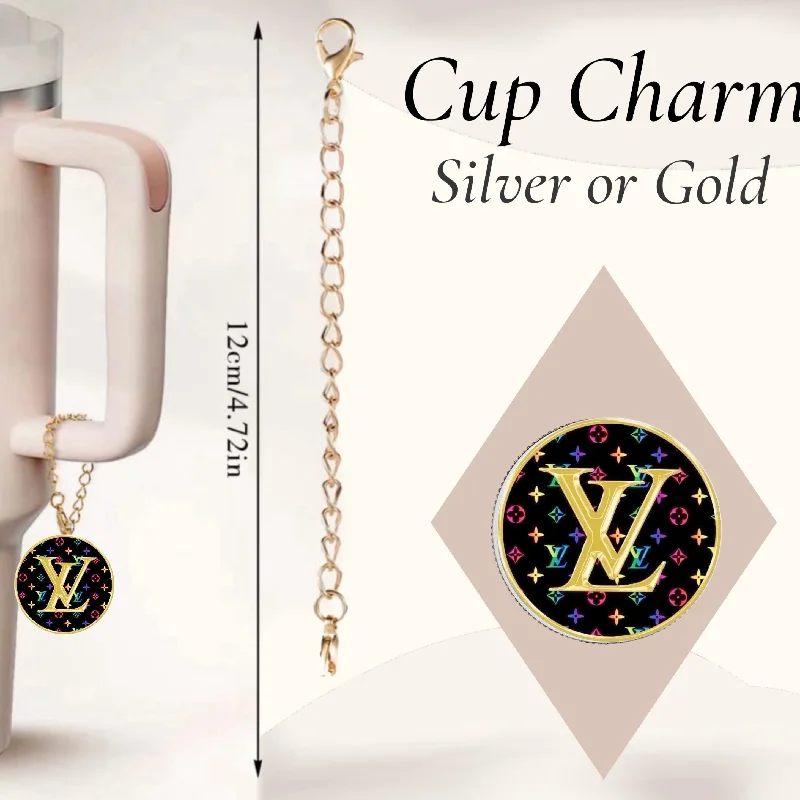 Christmas Drinkware Louis Vuitton Charm Dangle | Cup Accessory