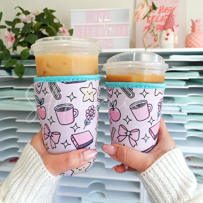 Limited-Time Drinkware Deals Books, Coffee, Star, teach - Cup Sleeve