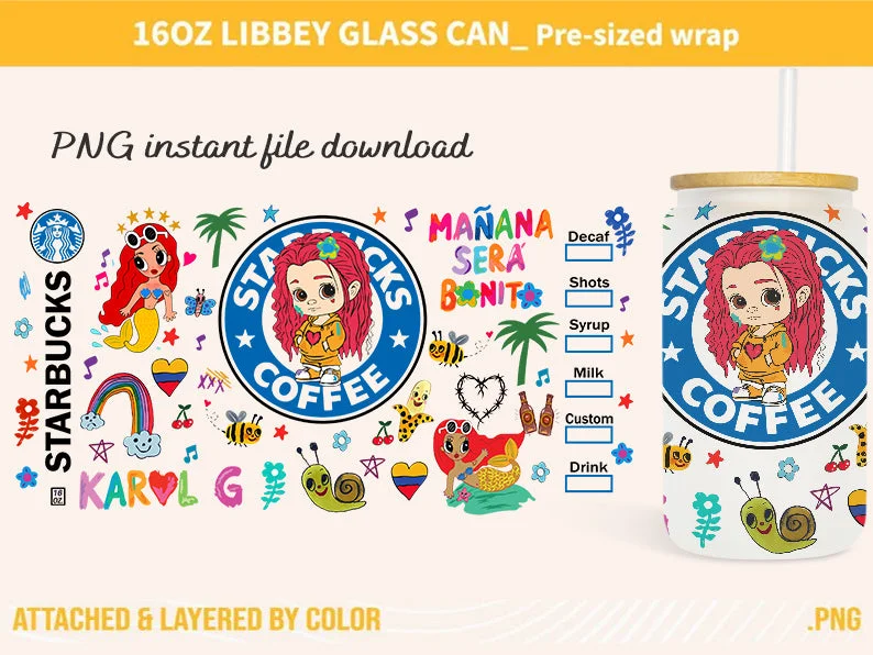 Travel Drinkware Karol Mañana Será Bonito 16oz Can Glass, Libbey Can Glass Wrap, Manana Sera Bonito Tumbler Wrap PNG, Karol G Tumbler Wrap Travel Drinkware Karol Mañana Será Bonito 16oz Can Glass, Libbey Can Glass Wrap, Manana Sera Bonito Tumbler Wrap PNG, Karol G Tumbler Wrap
