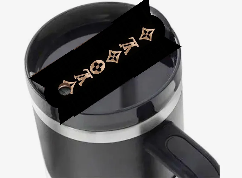 Premium Steel Tumblers Louis Vuitton | Stanley Lid Plate/Topper