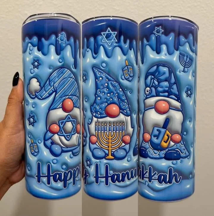 Mega Sale Happy Hanukkah Israel 20 oz Tumbler