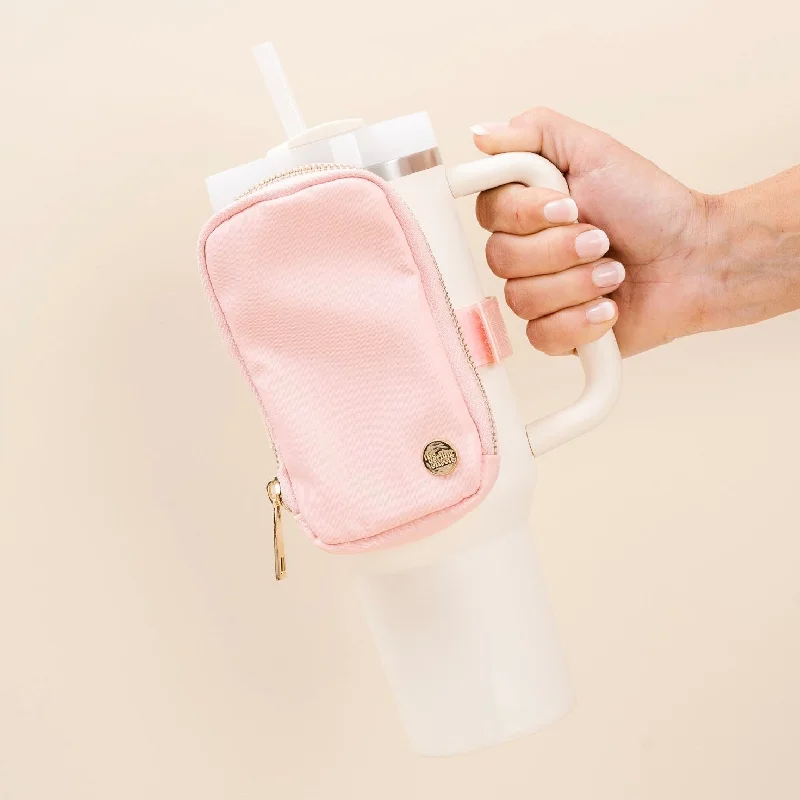 Eco-Conscious Drinkware Tumbler Fanny Pack - Dusty Blush