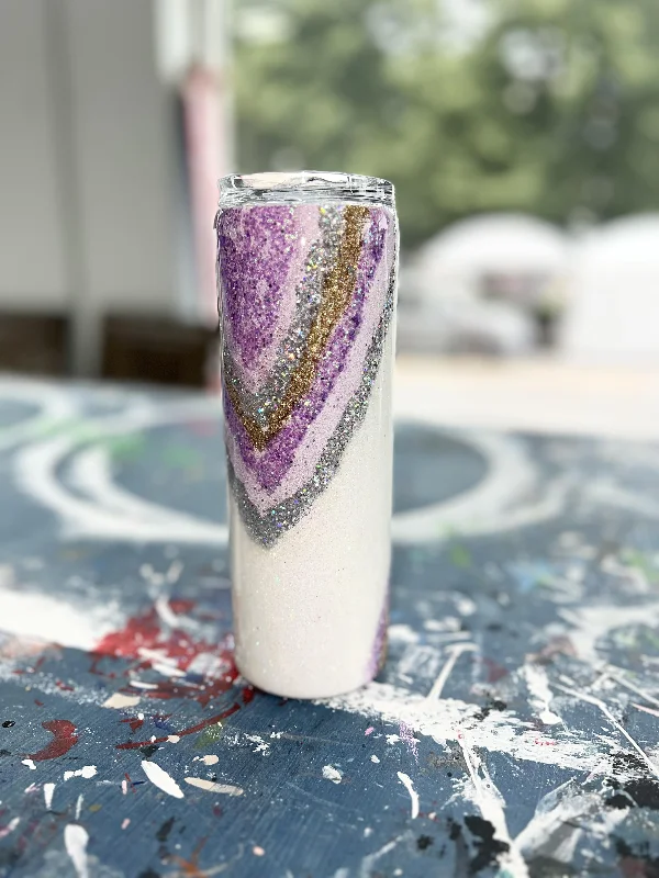 Chic And Edgy Purple Geode Tumbler