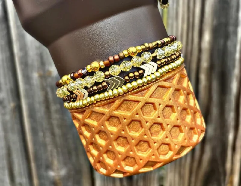 Buy Drinkware Bundle Chocolate Gold Cup Bracelets