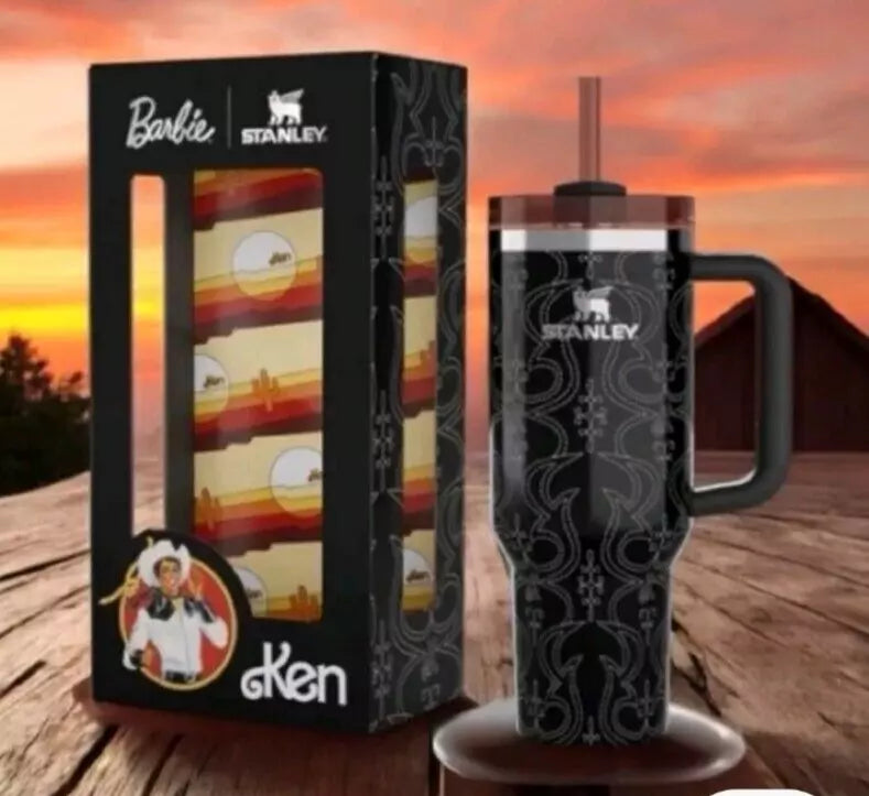 Big Discounts 🔥Barbie x Stanley Ken 65th Anniversary Tumbler 40oz Limited Edition Quencher