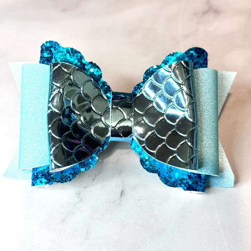 Premium Glassware Mermaid Tumbler Bow
