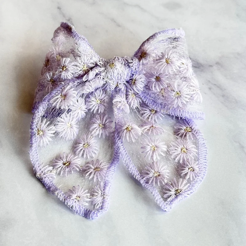 Premium Steel Tumblers Dainty Orchid Tumbler Bow