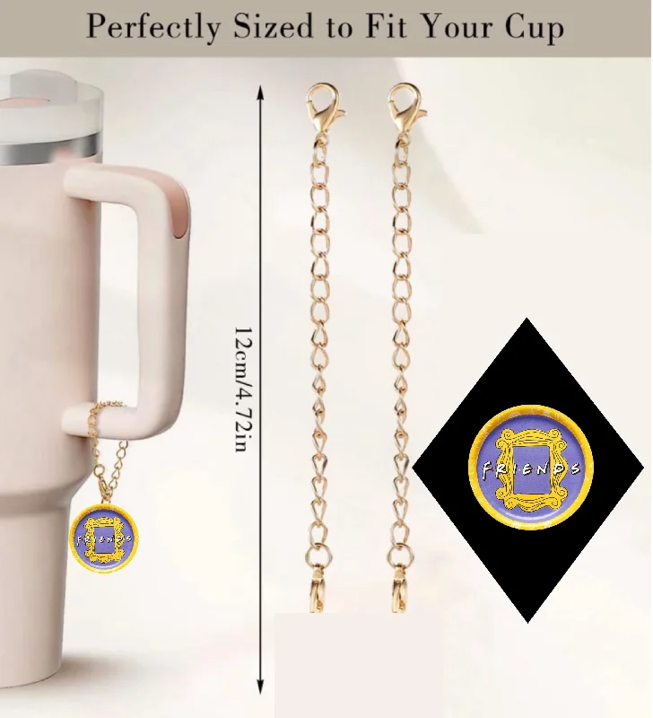 Tumbler Deals Friends Charm Dangle | Cup Accessory