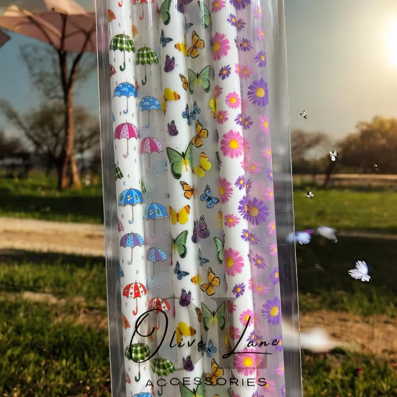Travel Tumblers Sale Spring 6-pack SET Straws (40oz Tumbler)