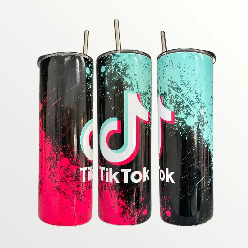 Stainless Drinkware Sale TikTok Influencer 20/30oz Insulated Skinny Tumbler