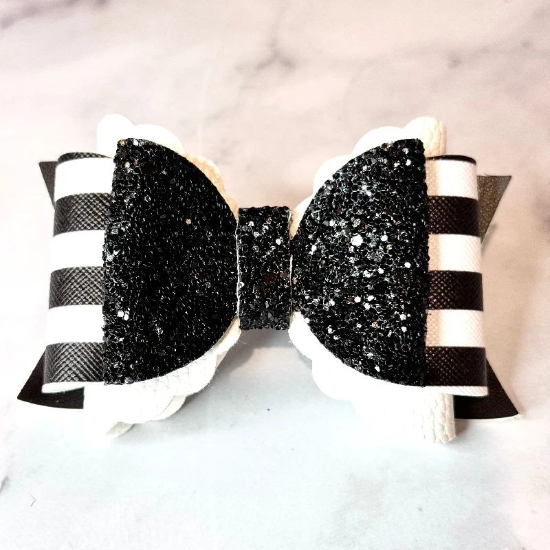 Set Of Tumblers Glitter Stripes Tumbler Bow