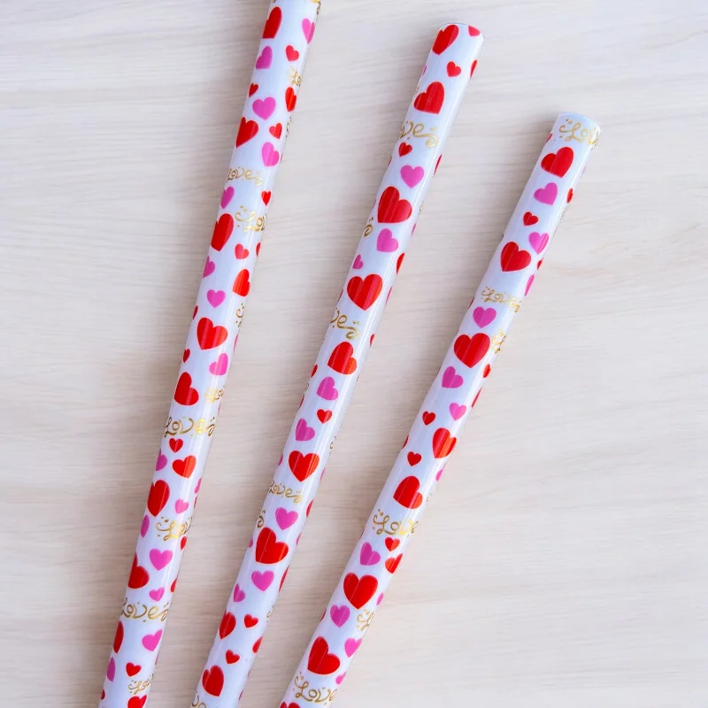 Elegant Glassware Sale White Love Straw (40oz Tumbler)