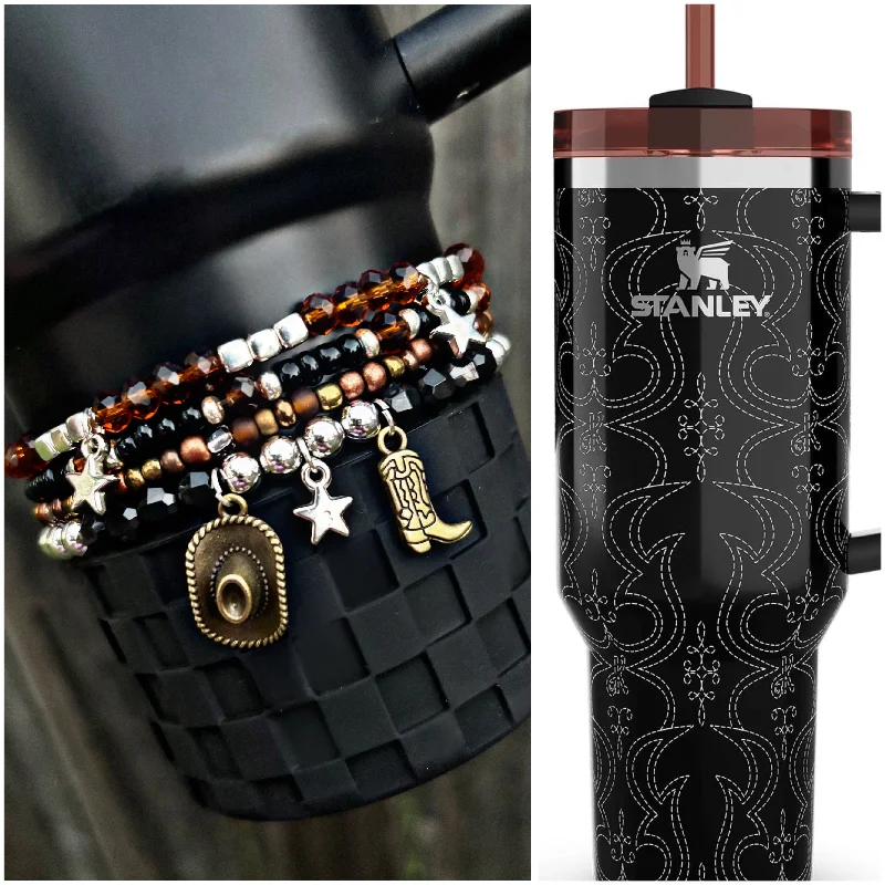 Thermal Drinkware Cowboy Ken Doll Cup Bracelets