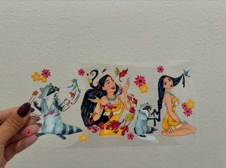 Eco-Friendly Drinkware Sale Disney Pocahontas Raccoon UV DTF Wrap Transfer 16oz | No Heat Needed | Waterproof | Permanent Adhesive Eco-Friendly Drinkware Sale Disney Pocahontas Raccoon UV DTF Wrap Transfer 16oz | No Heat Needed | Waterproof | Permanent Adhesive