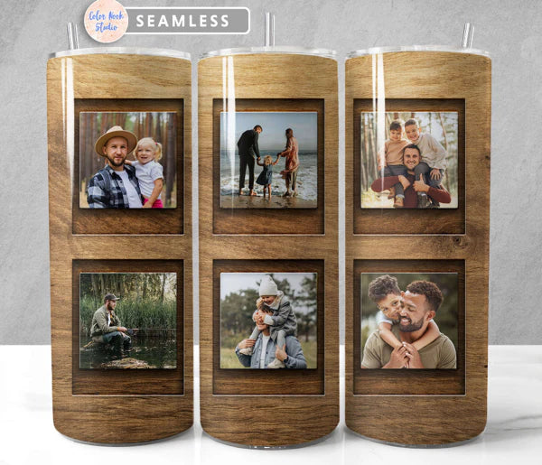 Exclusive Drinkware Sale Family 6 Photo Upload 20/30oz Insulated Skinny Tumbler