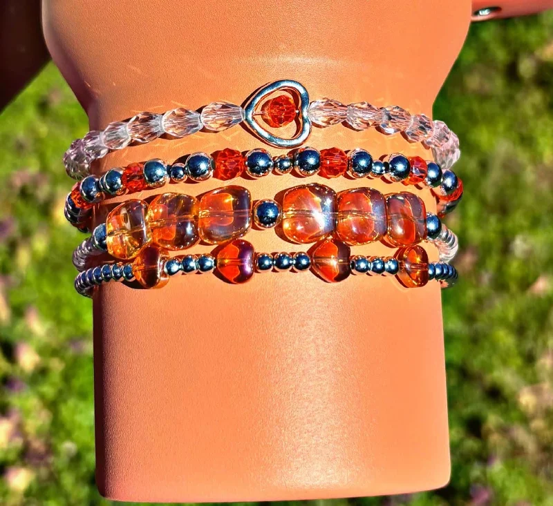 Christmas Drinkware Nectarine Cup Bracelets. Goldenrod Stanley.