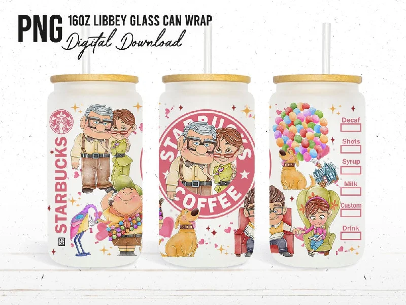 Reusable Drinkware Ellie _ Carl Can Glass Wrap, 16oz Can Glass, Up Movie Png, Full Tumbler Wrap, Cartoon Tumbler, Can Glass Wrap, Png Instant Download Reusable Drinkware Ellie _ Carl Can Glass Wrap, 16oz Can Glass, Up Movie Png, Full Tumbler Wrap, Cartoon Tumbler, Can Glass Wrap, Png Instant Download