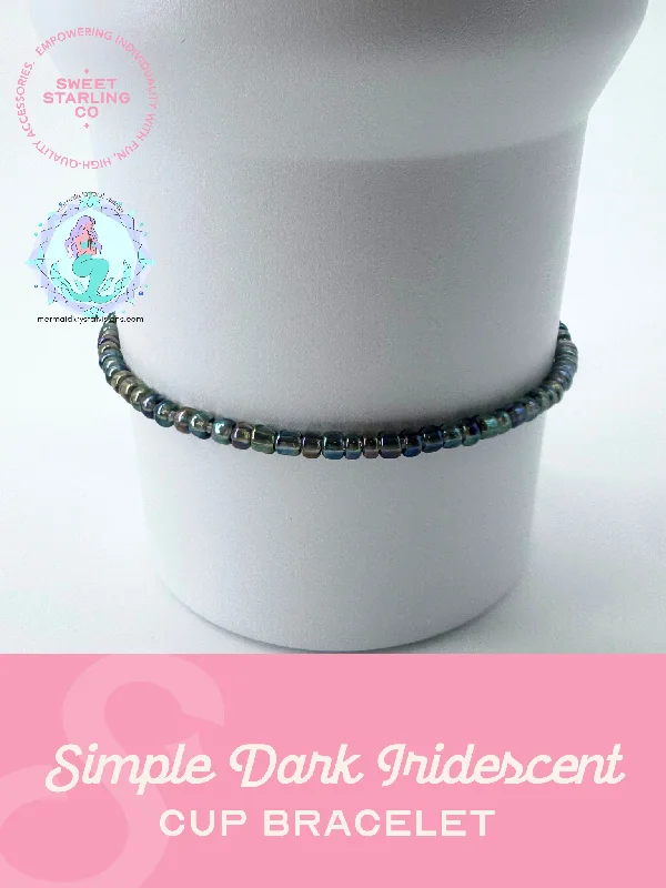 Discount Tumblers Simple Dark Iridescent Cup Bracelet