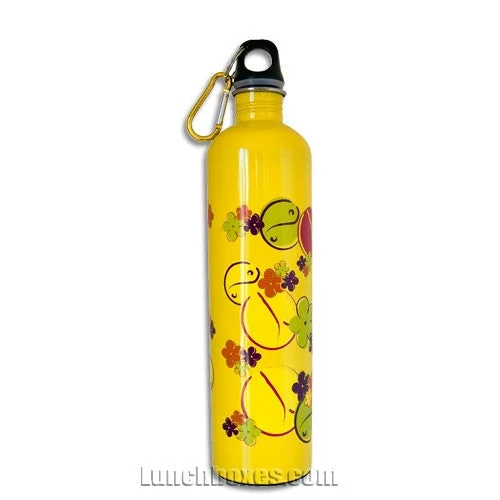 Stainless Steel Cups Yellow 60s Drink Bottle