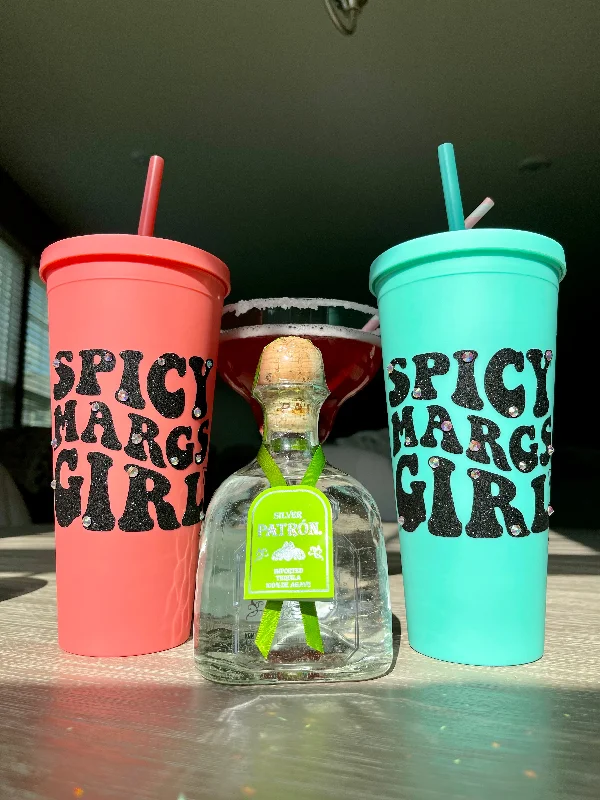 Buy More Drinkware Spicy Margs Girl Matte Tumbler