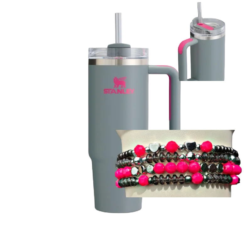Stainless Drinkware Sale Grey Rock Cup Bracelets