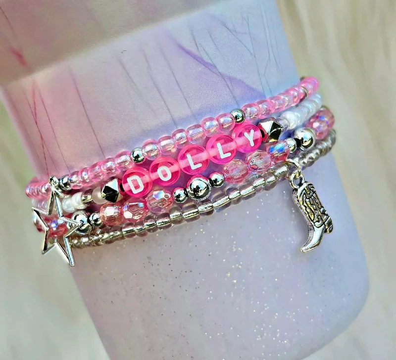 Affordable Drinkware Dolly Cup Bracelets
