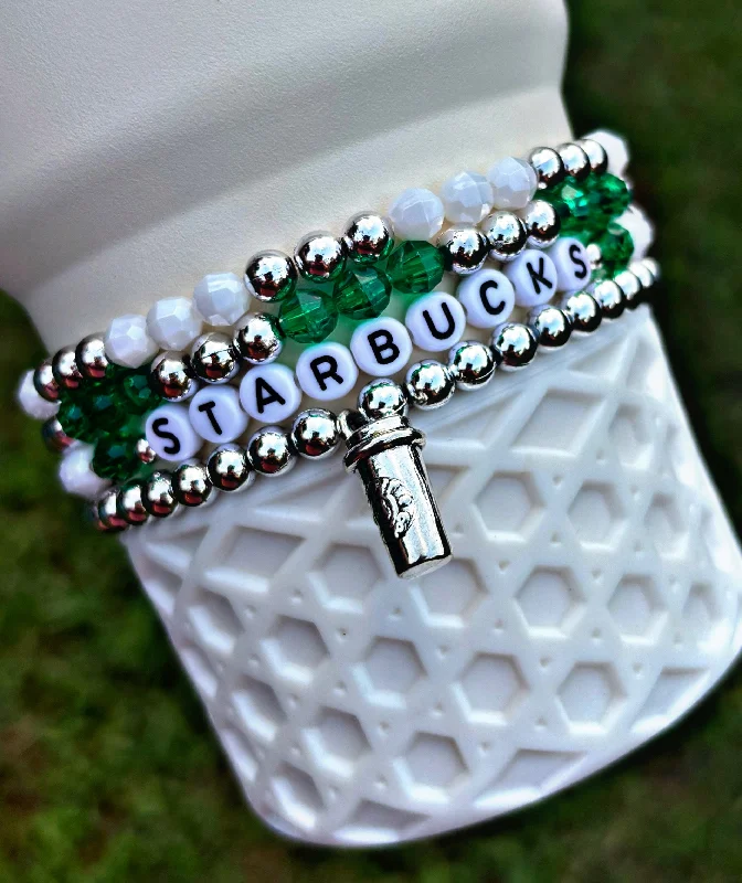 Insulated Drinkware Sale Starbucks Coffee Stanley Cup Bracelets. Coffee Lover.