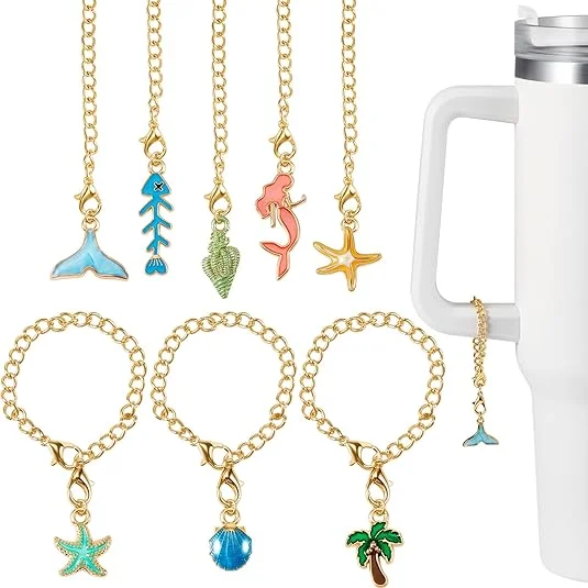 Festive Drinkware Deals Summer Ocean Tumbler Charms
