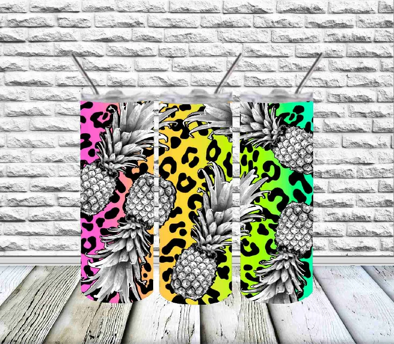 Drinkware Promotions Bright Leopard Pineapple - Tumbler
