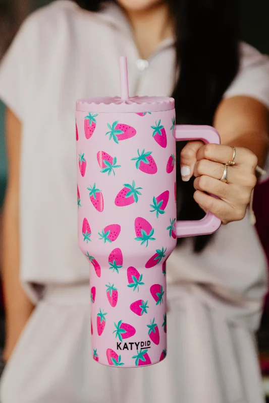 Limited Time Offers Subtle Strawberry 38 Oz Tumbler Cup