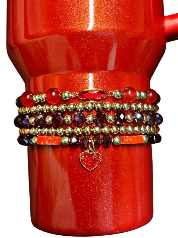 Stainless Steel Cups Ruby Valentina Cup Bracelets