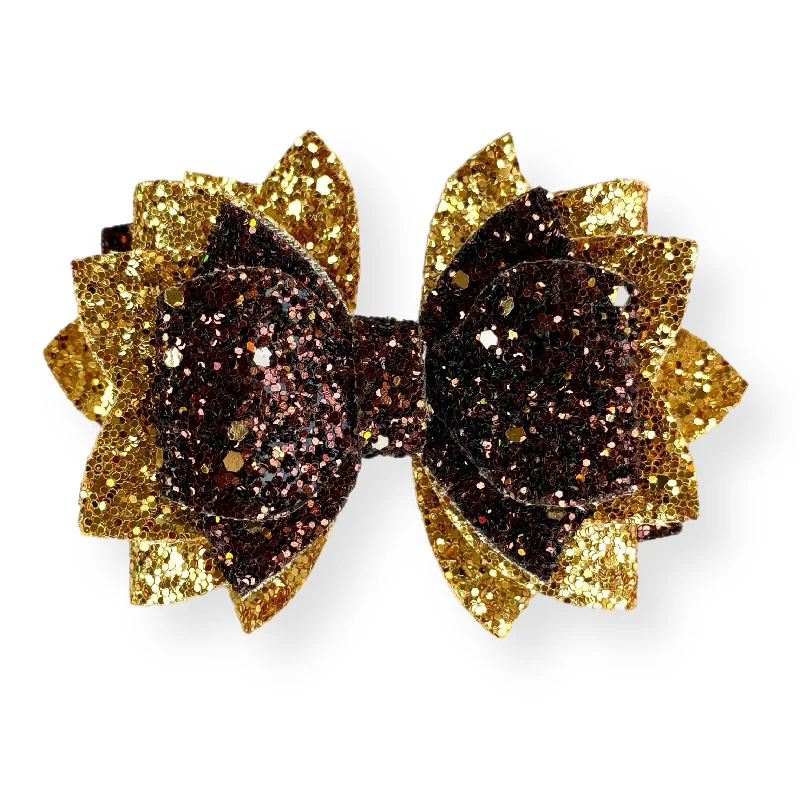 Buy More Drinkware CHOCOLATE GOLD Glitter Tumbler Bow