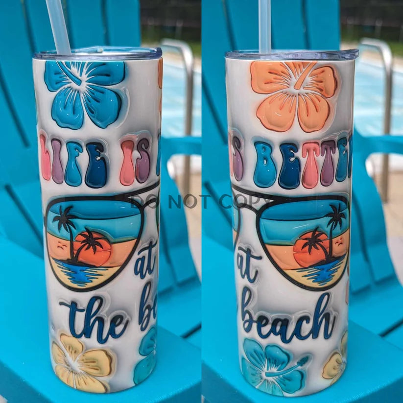 Imited-Time Drinkware Sale Life Is Better At The Beach Tumbler