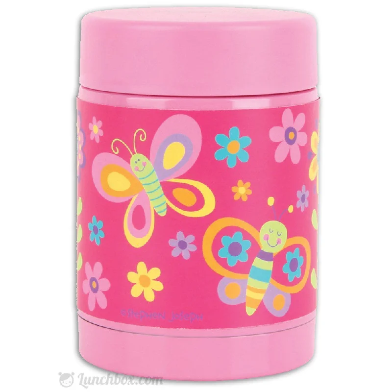 Elegant Glass Cups Kids Food Jar - Butterfly