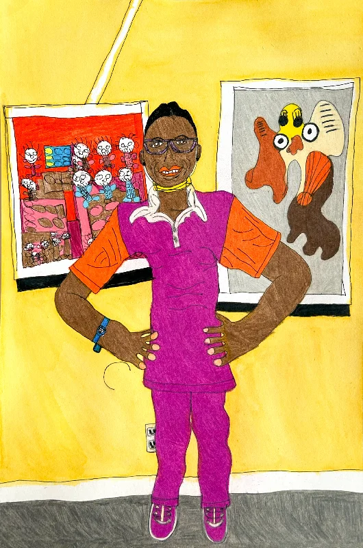 Sustainable Drinkware Self Portrait at PASC Detroit, by Chantell Donwell