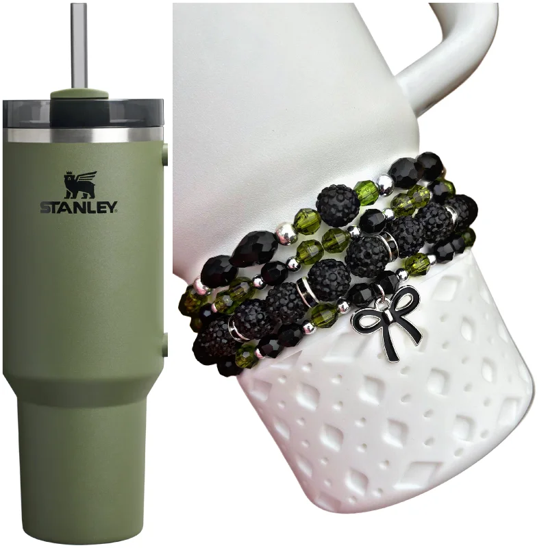 Drinkware Collection Promotion Dried Pine Cup Bracelets