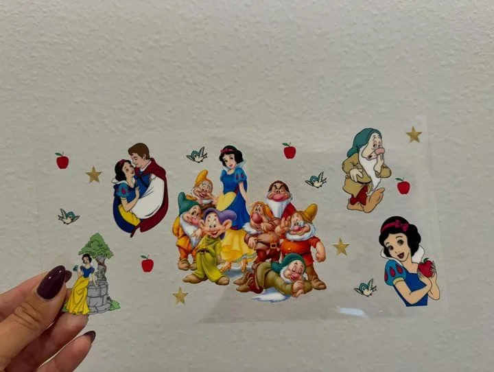 Travel Drinkware Sale Disney Snow White Prince Florian Seven Dwarfs Middle UV DTF Wrap Transfer 16oz | No Heat Needed | Waterproof | Permanent Adhesive Travel Drinkware Sale Disney Snow White Prince Florian Seven Dwarfs Middle UV DTF Wrap Transfer 16oz | No Heat Needed | Waterproof | Permanent Adhesive