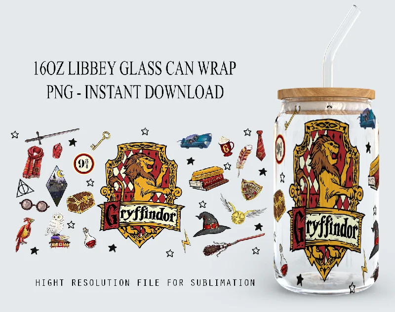 Insulated Tumbler Sale Harry Potter Libbey Glass PNG, 16oz Can Glass PNG, Hogwarts Alumni, Magic Wand Symbol, Wizardy Houses