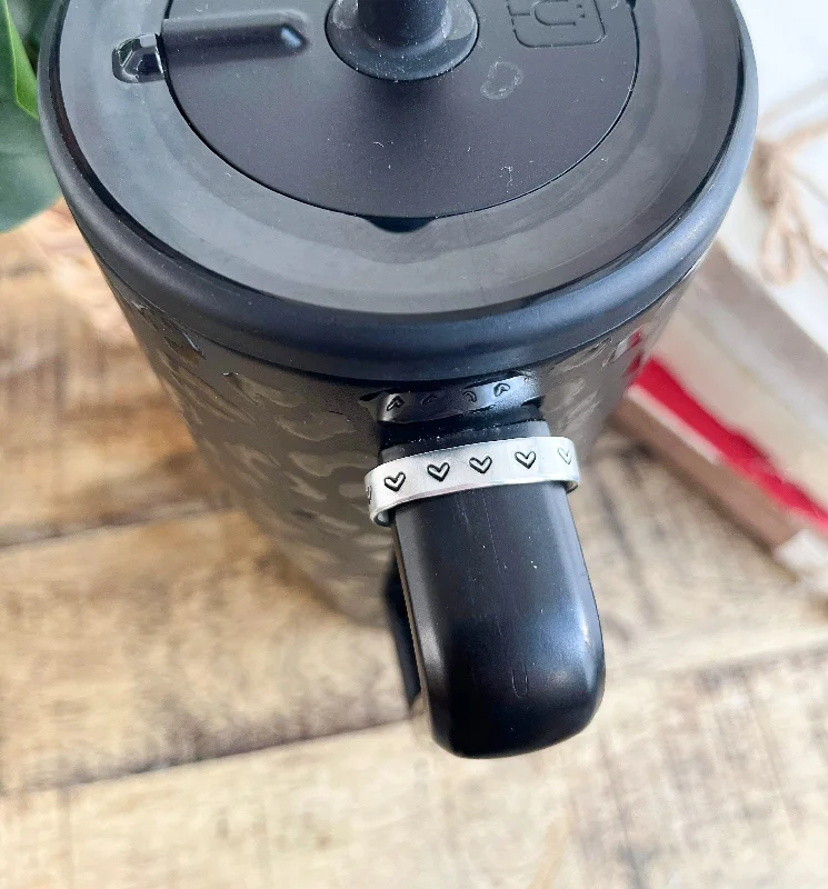 Eco-Friendly Cups Skinny Heart Cuff